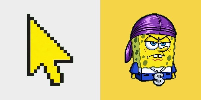Gangsta SpongeBob Cursor