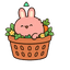 Garden Mint Bunny pointer cursor