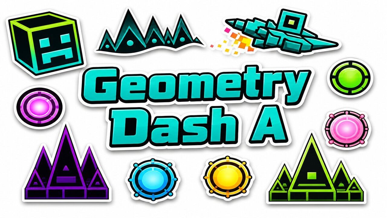 Geometry Dash Icons A custom cursor collection preview