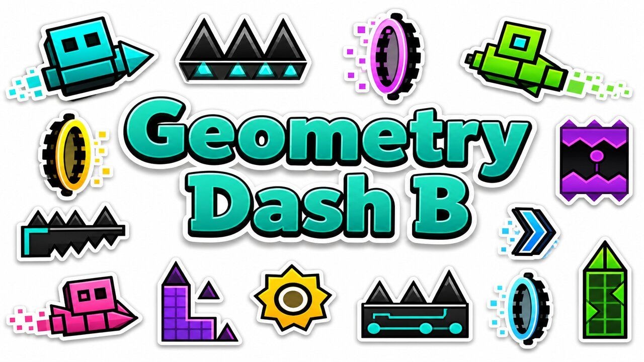 Geometry Dash Icons B custom cursor collection preview