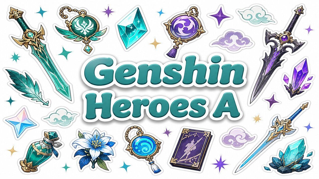 Genshin Heroes A custom cursor collection preview
