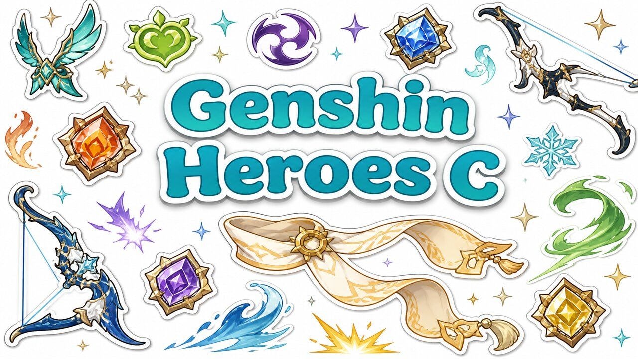 Genshin Heroes C custom cursor collection preview