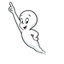 Ghostly Stretch Cursor pointer cursor