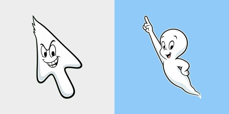 Ghostly Stretch Cursor