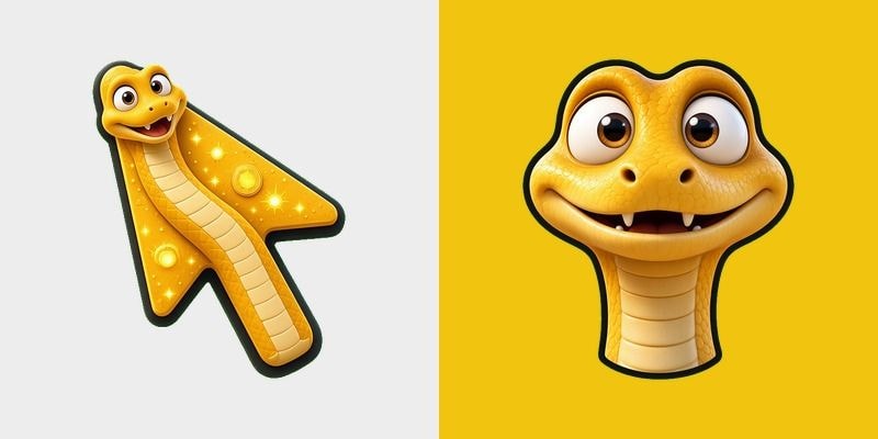 Golden Canyon Snake Cursor