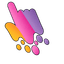 Gradient Stain of Paint pointer cursor