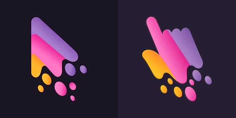 Gradient Stain of Paint cursor preview