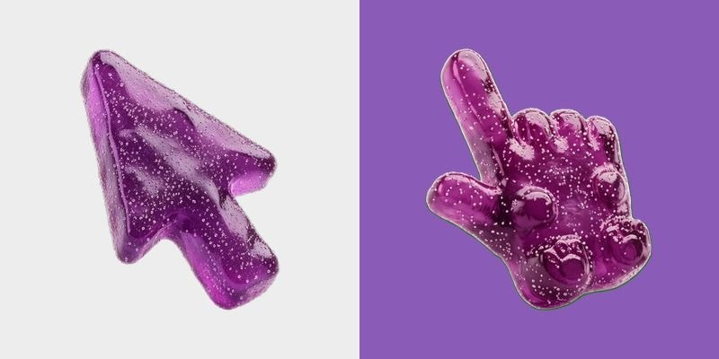 Grape Sugar Gummy Cursor