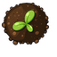 Growing Sprout pointer cursor