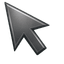Gunmetal Carbon Cursor default cursor
