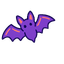 Halloween Bat Crayon Cursor pointer cursor