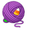 Cute Black Cat & Yarn Ball pointer cursor