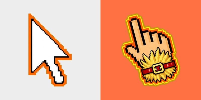 He-Man Pixel Cursor