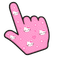 Hello Kitty Y2K Pixel pointer cursor