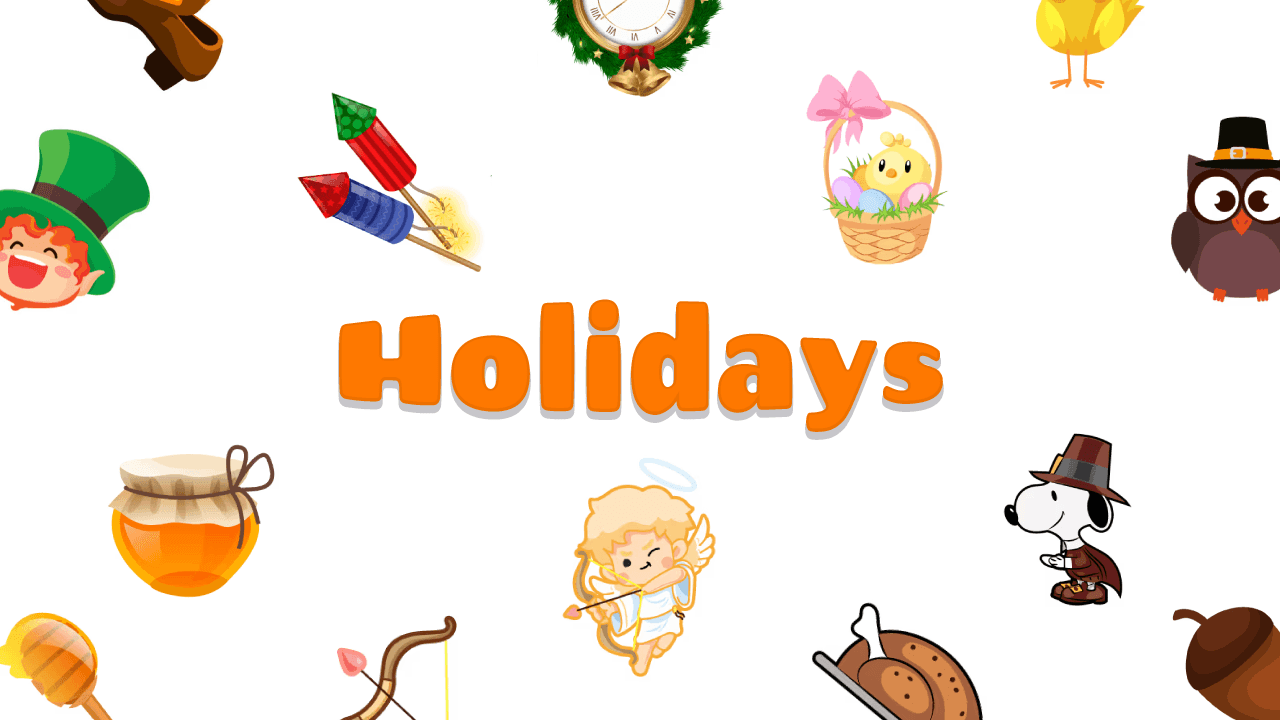 Holidays custom cursor collection preview