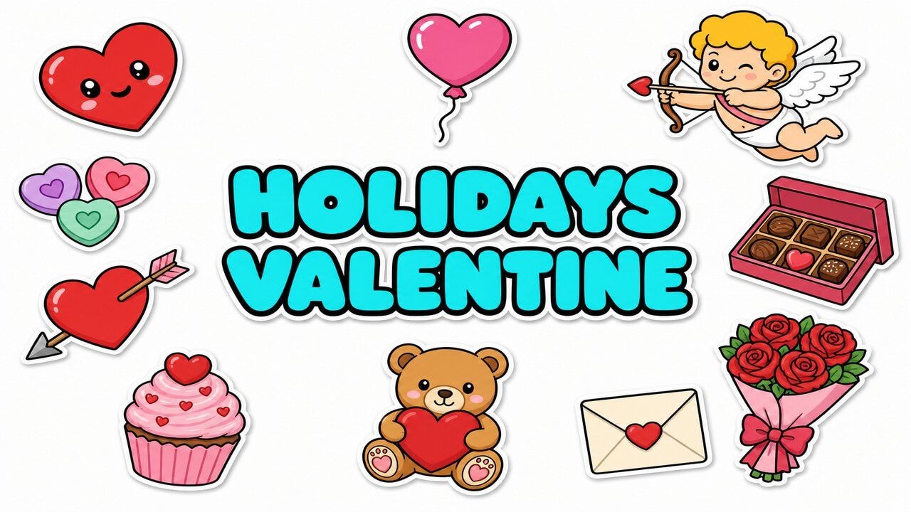 Holidays Valentine custom cursor collection preview