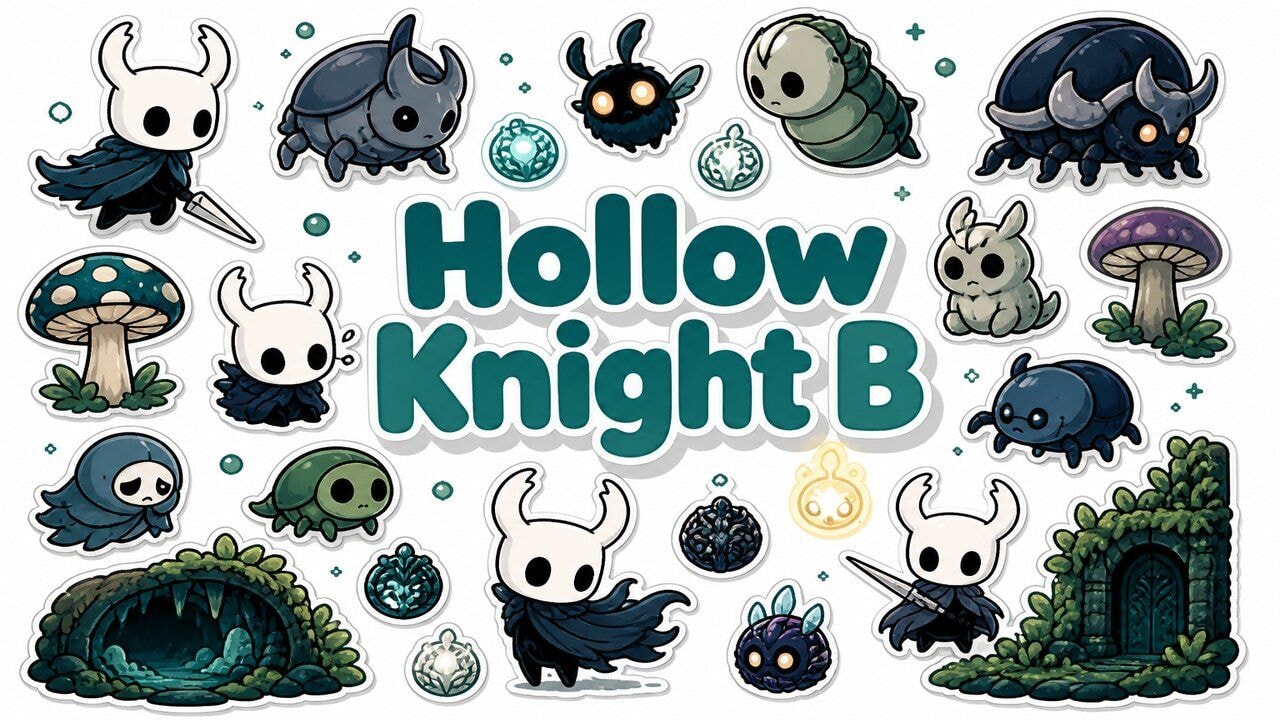 Hollow Knight Characters B custom cursor collection preview