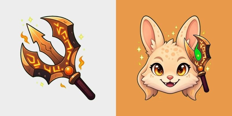 Honey Ember Bunny Cursor cursor preview
