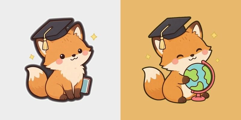 Honey Fox Grad Cursor