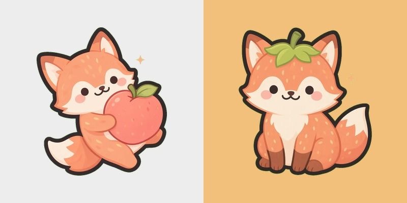 Honey Fox Peach Cursor