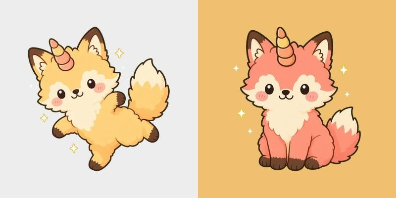 Honey Foxicorn Cursor