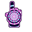 Hot Magenta Wormhole Cursor pointer cursor