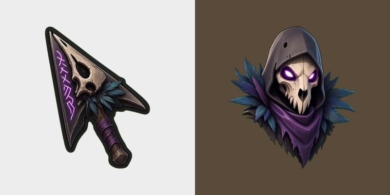 Hybrid Skull Crow Cursor