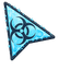 Ice Cyan Biohazard default cursor