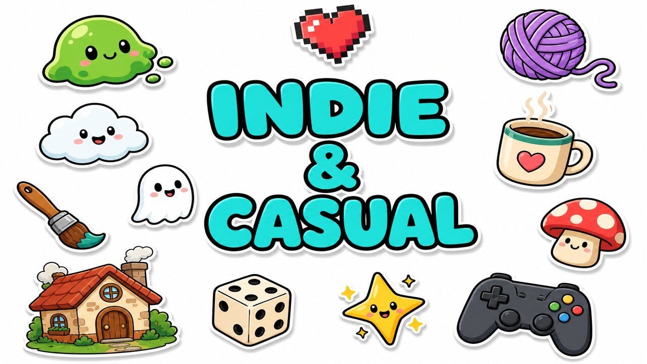Indie & Casual custom cursor collection preview