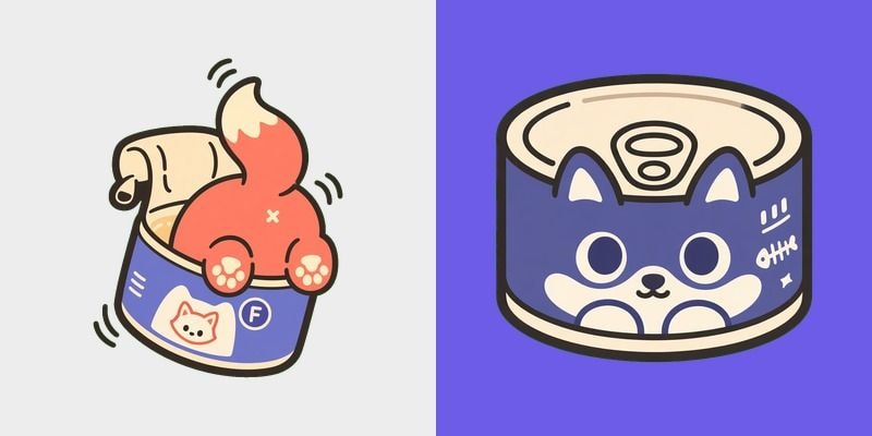 Indigo Fox Tin Cursor