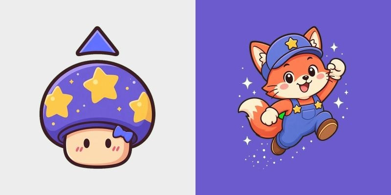 Indigo Star Cap Cursor