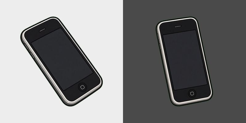 iPhone 4 cursor preview