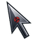 Itachi Sharingan Chrome Cursor default cursor
