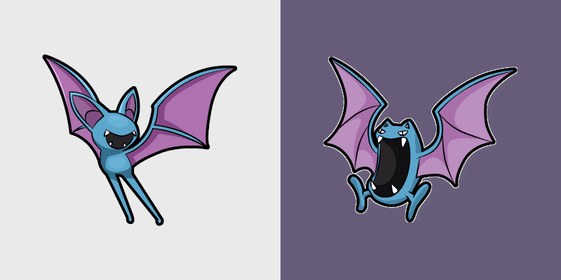 Zubat and Golbat