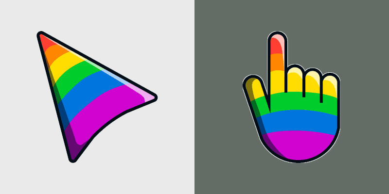 Rainbow Cursor Pack cursor preview
