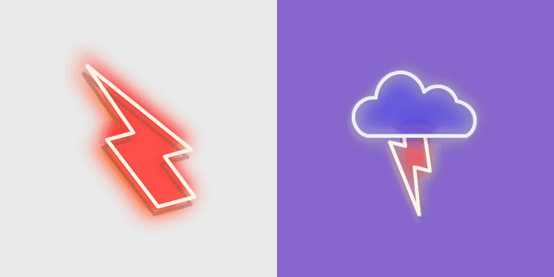 RED Lightning VS Blue