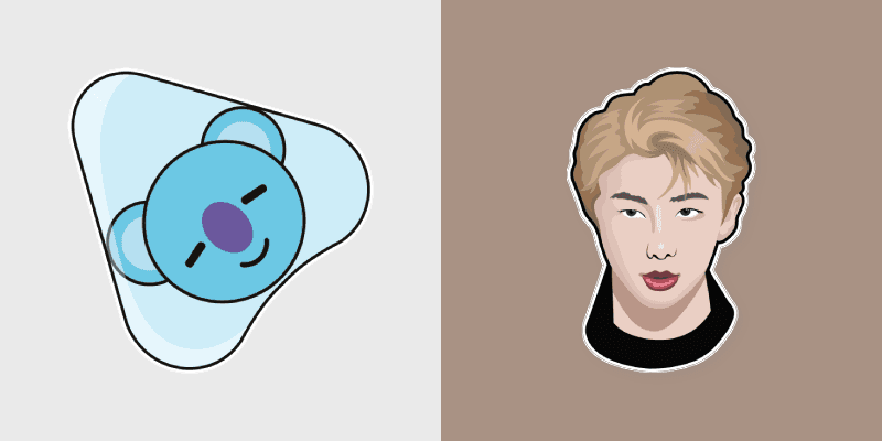 Custom Cursor BTS RM