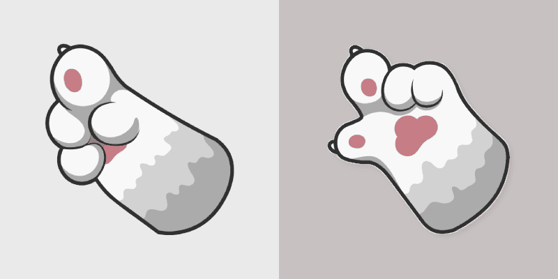 White Cat Paws