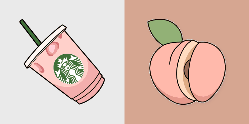 Starbucks Peach