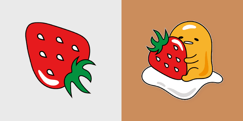 Strawberry Gudetama