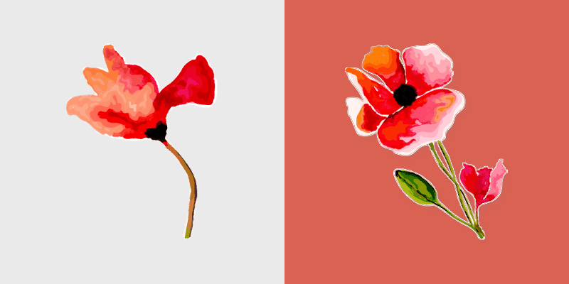 Custom Cursor Pack - Poppy Delight