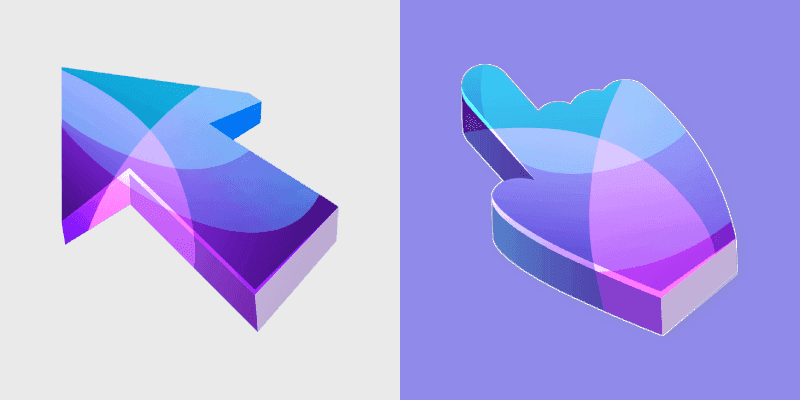 Purple Blue Abstract