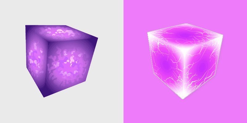 The Cube Purple