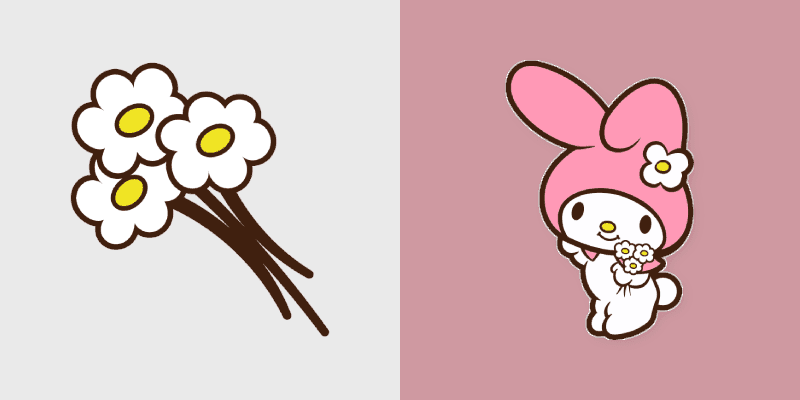 My Melody and Flowers