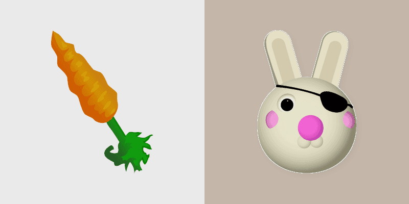 Bunny and Piggy