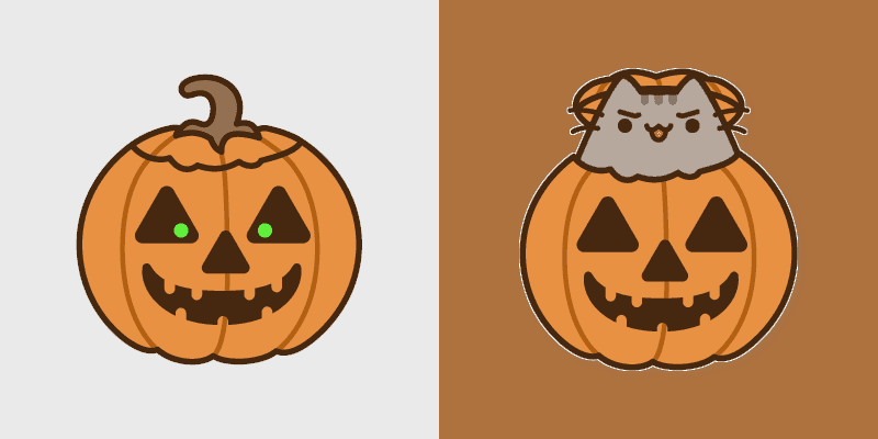 Spooky Halloween Pusheen