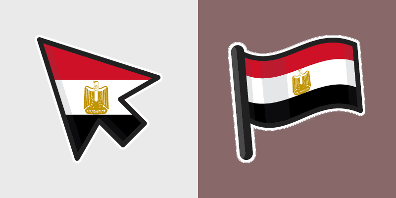 Egypt Pharaoh Flag