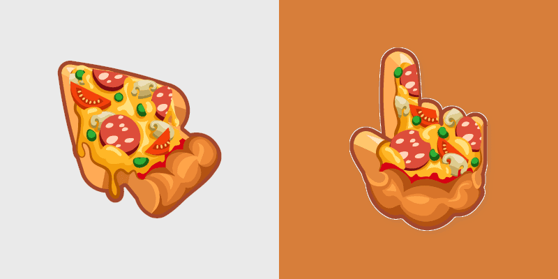Italian Pizza cursor preview