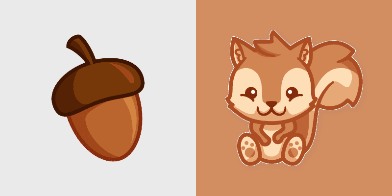 Cute Squirrel cursor preview
