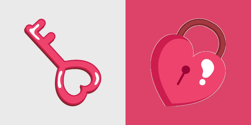 Valentine Hearts Keys